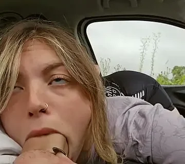 they find me giving a blowjob to my stepbrother in the car cum mouth 1733441837